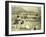 Lithograph of the Excavation of the Temple of Mars-Thomas Picken-Framed Giclee Print