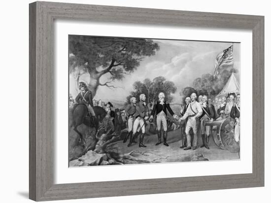 Lithograph of the Surrender of General Burgoyne-Philip Gendreau-Framed Giclee Print