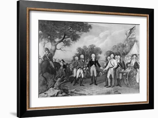 Lithograph of the Surrender of General Burgoyne-Philip Gendreau-Framed Giclee Print