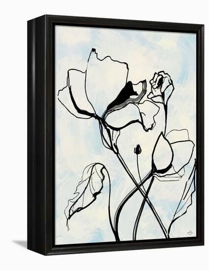 Lithographic Flowers-Stella Chang-Framed Stretched Canvas
