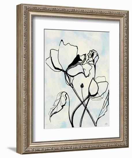 Lithographic Flowers-Stella Chang-Framed Art Print