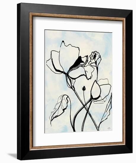 Lithographic Flowers-Stella Chang-Framed Art Print