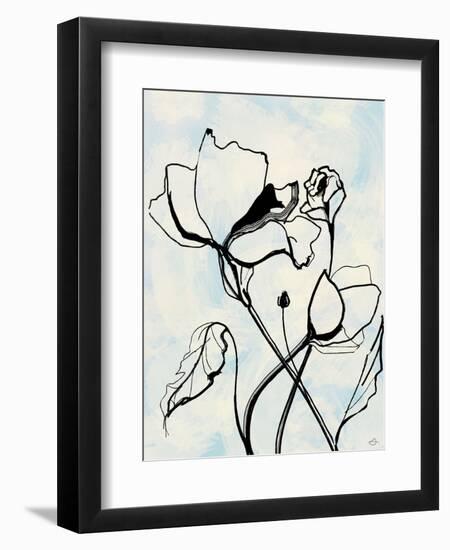 Lithographic Flowers-Stella Chang-Framed Art Print