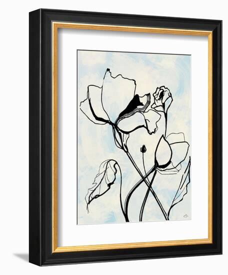 Lithographic Flowers-Stella Chang-Framed Art Print