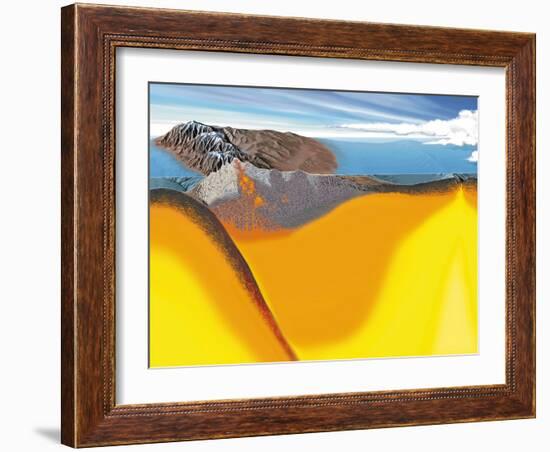 Lithosphere, Artwork-Jose Antonio-Framed Photographic Print