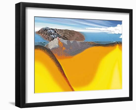 Lithosphere, Artwork-Jose Antonio-Framed Photographic Print