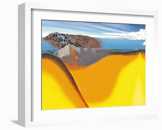 Lithosphere, Artwork-Jose Antonio-Framed Photographic Print