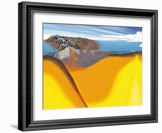 Lithosphere, Artwork-Jose Antonio-Framed Photographic Print