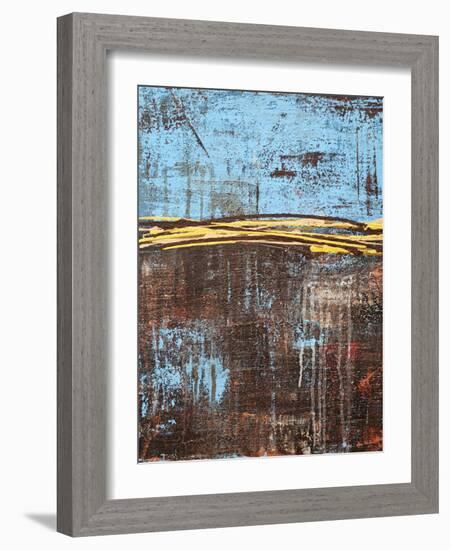 Lithosphere XXIX canvas 2-Hilary Winfield-Framed Giclee Print