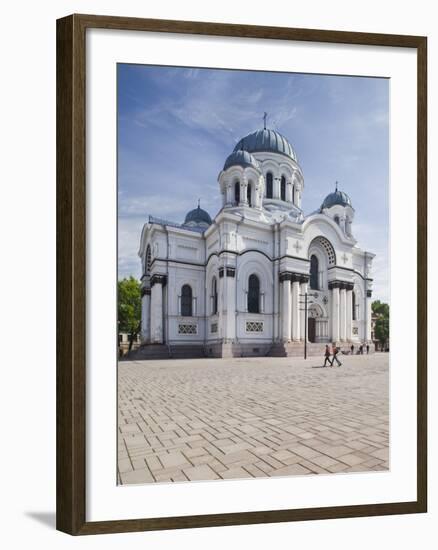 Lithuania, Central Lithuania, Kaunas, St. Michael the Archangel Church-Walter Bibikow-Framed Photographic Print