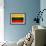 Lithuania Flag Design with Wood Patterning - Flags of the World Series-Philippe Hugonnard-Framed Premium Giclee Print displayed on a wall