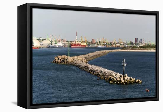 Lithuania, Klaipeda (Memel), Harbour, Kopgalis-Catharina Lux-Framed Premier Image Canvas