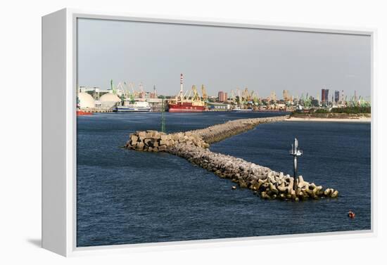 Lithuania, Klaipeda (Memel), Harbour, Kopgalis-Catharina Lux-Framed Premier Image Canvas