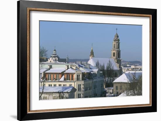 Lithuania, Vilnius, Old Town, Bell Tower of St Mary's Church-null-Framed Giclee Print