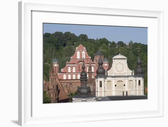 Lithuania, Vilnius, Old Town, St. Michael's Church and St. Bernardine's Church-null-Framed Giclee Print