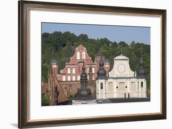 Lithuania, Vilnius, Old Town, St. Michael's Church and St. Bernardine's Church-null-Framed Giclee Print