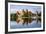 Lithuania, Vilnius. Trakai Castle reflected Galve lake in Lithuania.-Miva Stock-Framed Photographic Print