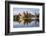 Lithuania, Vilnius. Trakai Castle reflected Galve lake in Lithuania.-Miva Stock-Framed Photographic Print