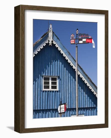 Lithuania, Western Lithuania, Curonian Spit, Nida, Traditional Curonian Weathervanes-Walter Bibikow-Framed Photographic Print