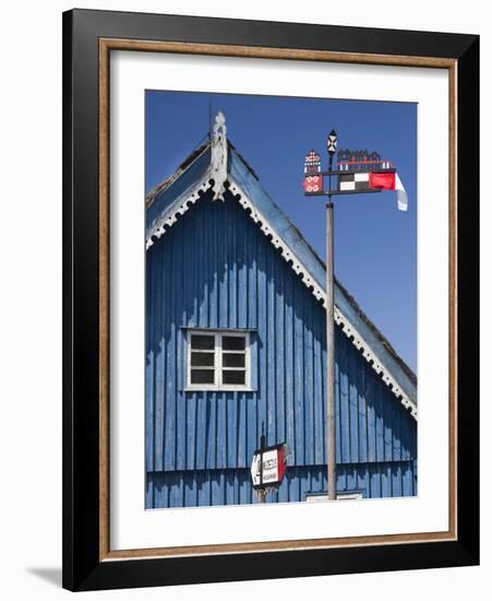 Lithuania, Western Lithuania, Curonian Spit, Nida, Traditional Curonian Weathervanes-Walter Bibikow-Framed Photographic Print