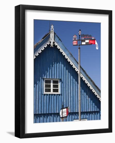 Lithuania, Western Lithuania, Curonian Spit, Nida, Traditional Curonian Weathervanes-Walter Bibikow-Framed Photographic Print