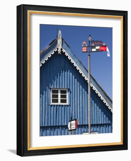 Lithuania, Western Lithuania, Curonian Spit, Nida, Traditional Curonian Weathervanes-Walter Bibikow-Framed Photographic Print