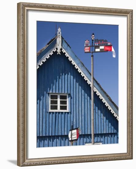 Lithuania, Western Lithuania, Curonian Spit, Nida, Traditional Curonian Weathervanes-Walter Bibikow-Framed Photographic Print