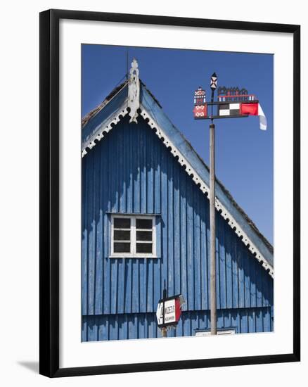 Lithuania, Western Lithuania, Curonian Spit, Nida, Traditional Curonian Weathervanes-Walter Bibikow-Framed Photographic Print