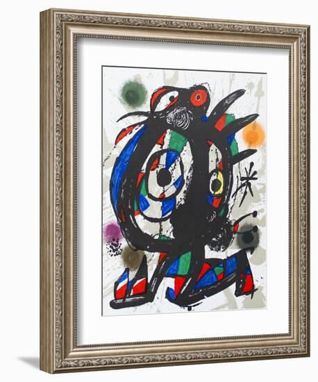 Litografia original I-Joan Miro-Framed Collectable Print