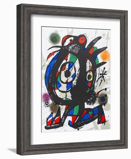 Litografia original I-Joan Miro-Framed Collectable Print