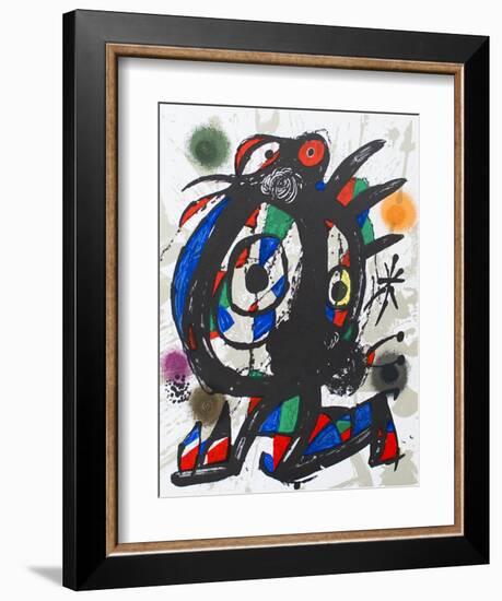 Litografia original I-Joan Miro-Framed Collectable Print