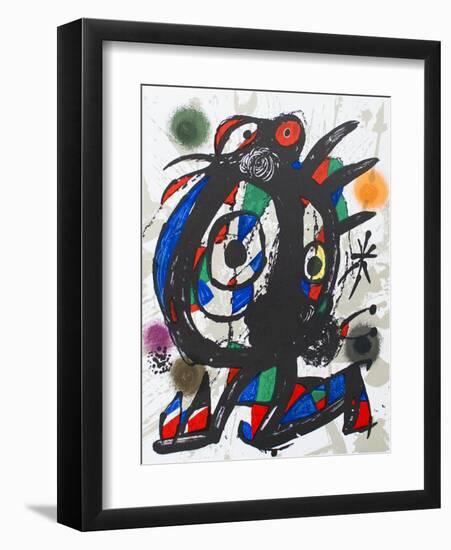 Litografia original I-Joan Miro-Framed Collectable Print