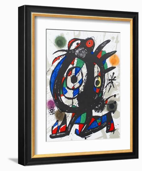 Litografia original I-Joan Miro-Framed Collectable Print