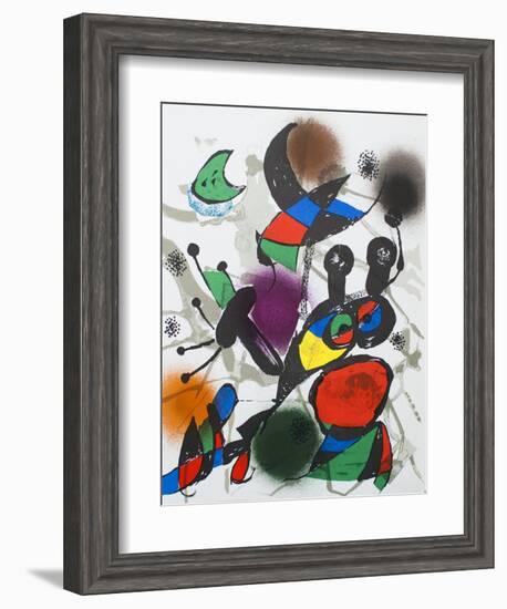 Litografia original II-Joan Miro-Framed Collectable Print