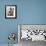 Litografia original II-Joan Miro-Framed Collectable Print displayed on a wall