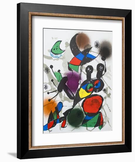 Litografia original II-Joan Miro-Framed Collectable Print