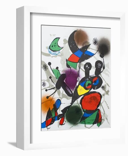 Litografia original II-Joan Miro-Framed Collectable Print