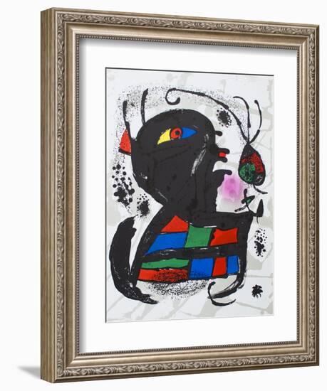 Litografia original V-Joan Miro-Framed Collectable Print