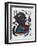 Litografia original V-Joan Miro-Framed Collectable Print