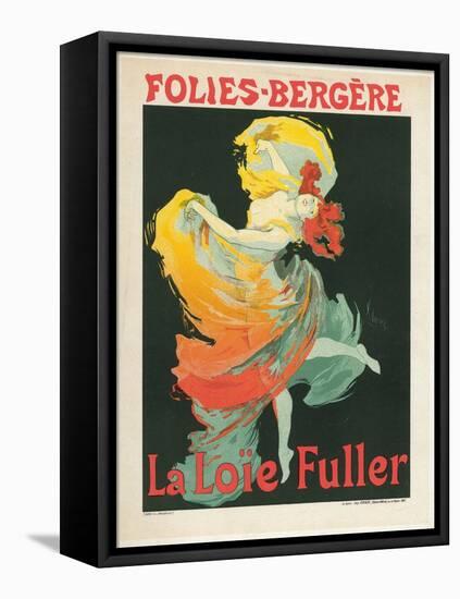 Litographie publicitaire, Loie Fuller au Folies Bergere-Jules Chéret-Framed Premier Image Canvas