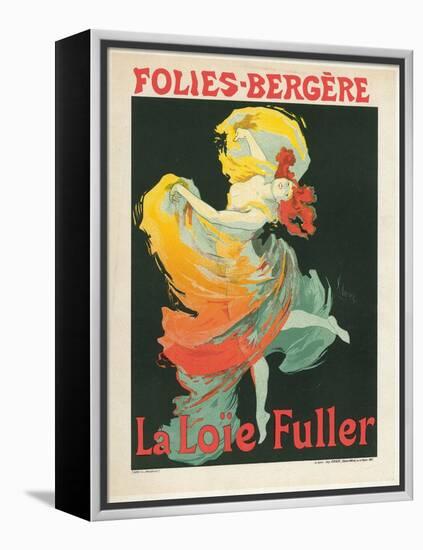 Litographie publicitaire, Loie Fuller au Folies Bergere-Jules Chéret-Framed Premier Image Canvas