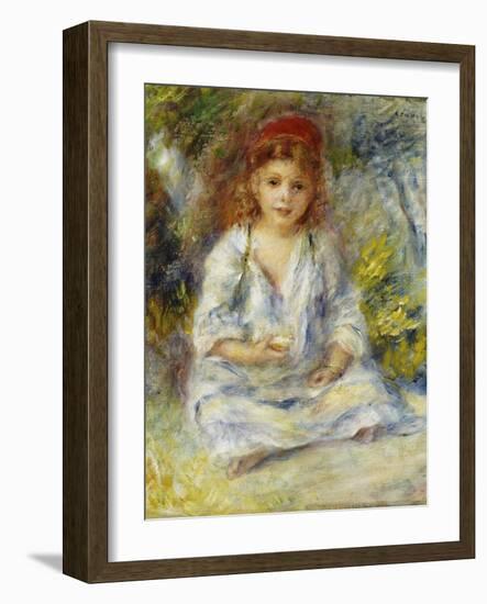 Little Algerian Girl, circa 1881-Pierre-Auguste Renoir-Framed Giclee Print
