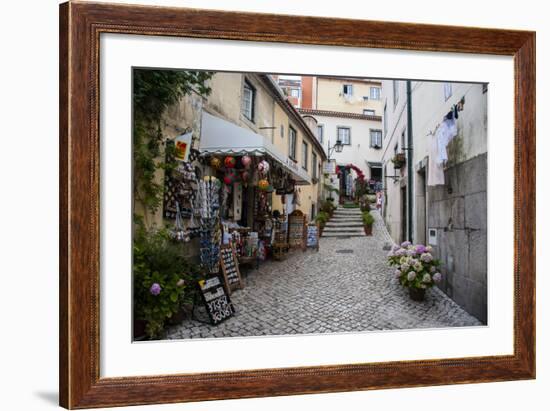 Little Alley, Sintra, UNESCO World Heritage Site, Portugal, Europe-Michael Runkel-Framed Photographic Print