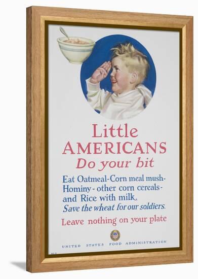 Little Americans Do Your Bit Poster-null-Framed Premier Image Canvas