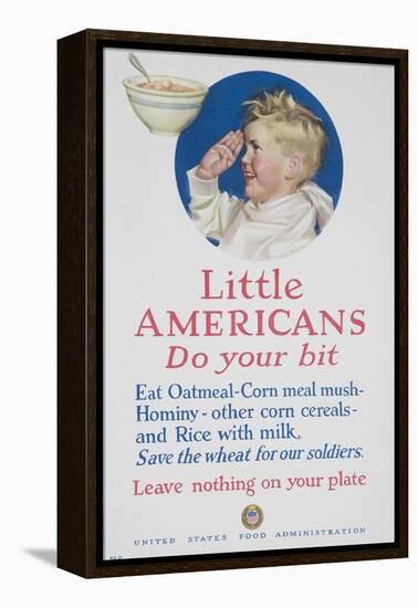 Little Americans Do Your Bit Poster-null-Framed Premier Image Canvas