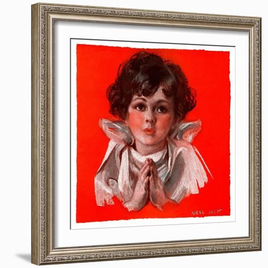 "Little Angel,"December 19, 1925-Neil Hott-Framed Giclee Print