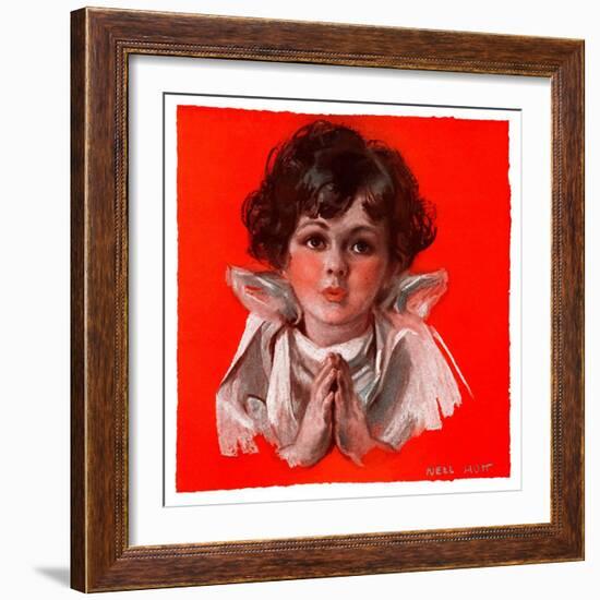 "Little Angel,"December 19, 1925-Neil Hott-Framed Giclee Print