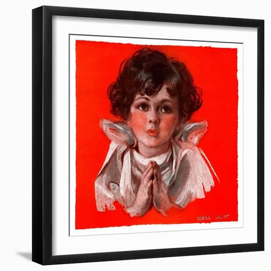 "Little Angel,"December 19, 1925-Neil Hott-Framed Giclee Print