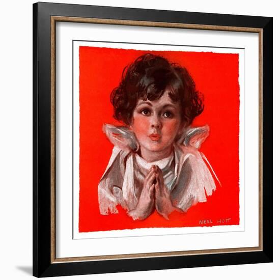 "Little Angel,"December 19, 1925-Neil Hott-Framed Giclee Print