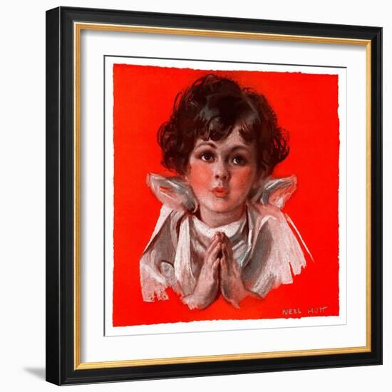 "Little Angel,"December 19, 1925-Neil Hott-Framed Giclee Print